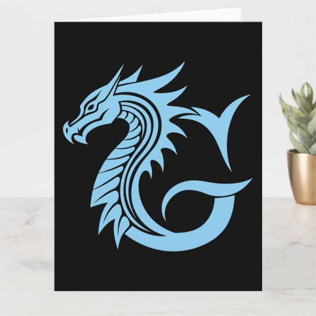 Dragon Styled Letter G, Dragon Alphabet, Monogramm Karte (Kleine Pflanze)