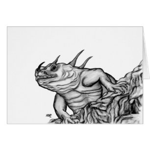 Dragon sur le rocher