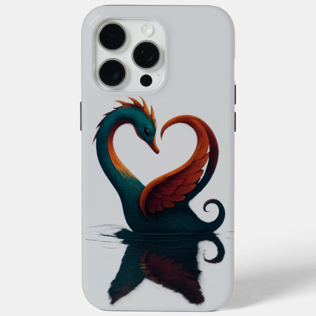 Dragon Swan von der Liebe Case-Mate iPhone Hülle (Rückseite)