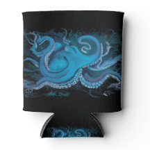 Dragon Tako Octopus coozie Bierhalter
