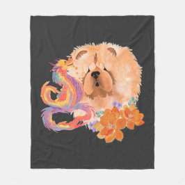 DRAGON-TALEZ: Jahr des Drachen Fleecedecke