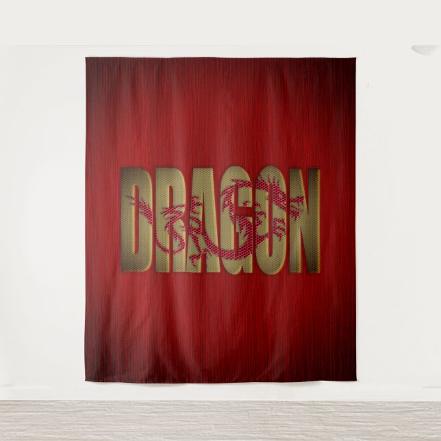 Dragon - Tapisserie Wandteppich (Vorderseite)