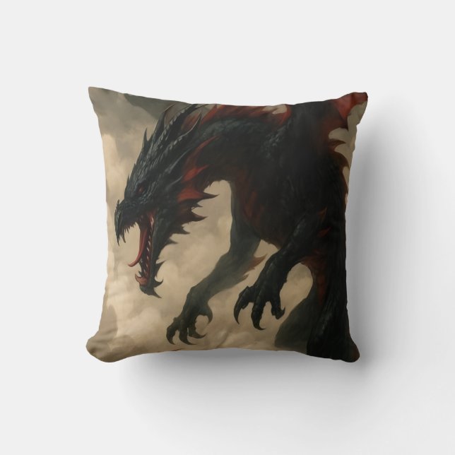 Dragon Throw Kissen (Vorderseite)