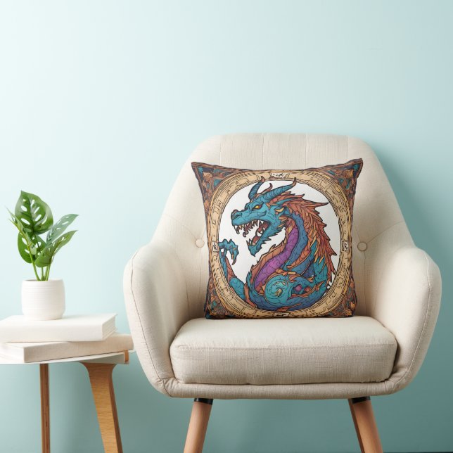 Dragon Throw Kissen (Stuhl )