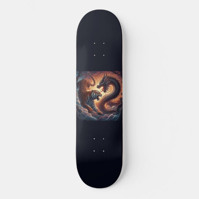 Dragon & Tiger Skateboard (Vorderseite)