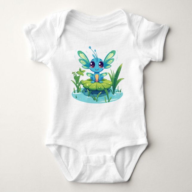Dragon Toad Baby Strampler (Vorderseite)