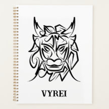 Dragon tribal noir et blanc
