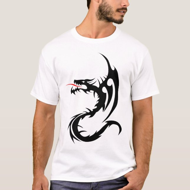 Dragon_Tribal_Tattoo_Form_2004_oo_y T-Shirt (Vorderseite)