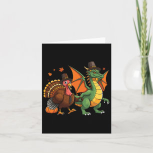 Dragon Turkey Pilgrim Erntedank Pumpkin Kids Bo Karte
