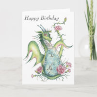 Dragon Turquoise (Sagittarius) - Carte Anniversair