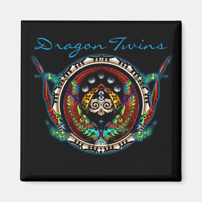 Dragon Twins Magnet (Vorne)