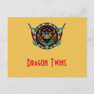 Dragon Twins Postkarte