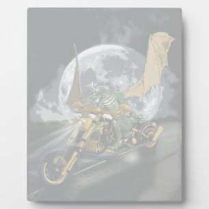 Dragon und Moon Fantasy Artwork Fotoplatte