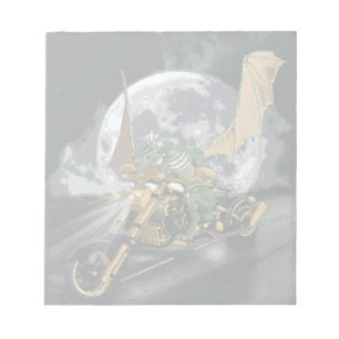 Dragon und Moon Fantasy Artwork Notizblock