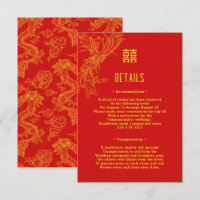 Dragon und Phoenix Hochzeit | Phoenix Gastdetails