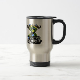 Dragon vert de DM 15 onces. Tasse de voyage