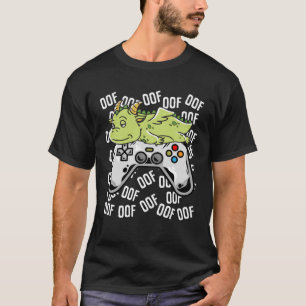Dragon Video Game Noob Oof Kids Boys Girls T-Shirt