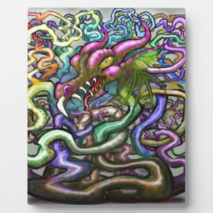 Dragon Vines Fotoplatte