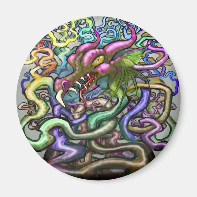 Dragon Vines Magnet (Vorne)
