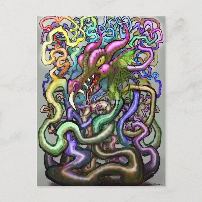 Dragon Vines Postkarte (Vorderseite)