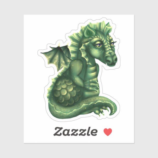 Dragon Vinyl Custom Sticker (Blatt)