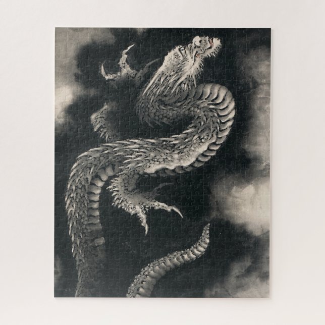Dragon von Katsushika Hokusai (Vertikal)