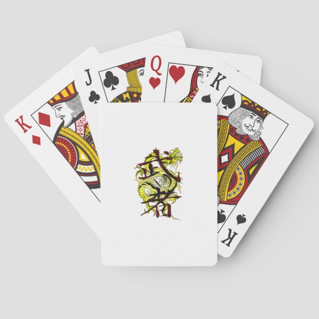 Dragon Warrior Spielkarten (Rückseite)