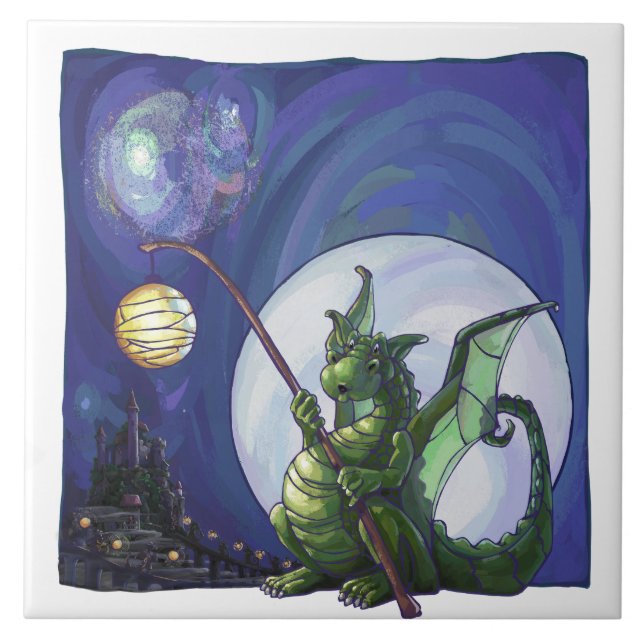 Dragon Watch Art Fliese (Vorderseite)