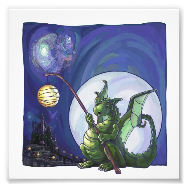 Dragon Watch Art Fotodruck (Vorne)