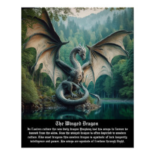 Dragon Winged Poster