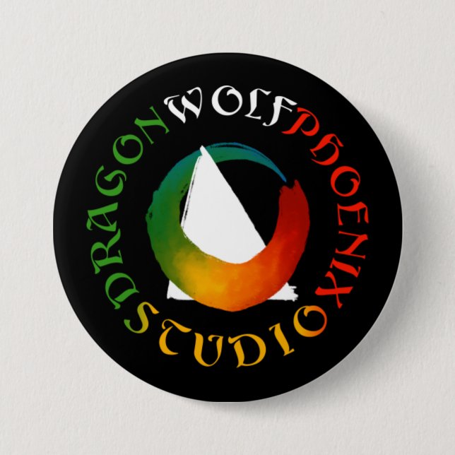Dragon Wolf Phoenix Studio Button (Vorderseite)