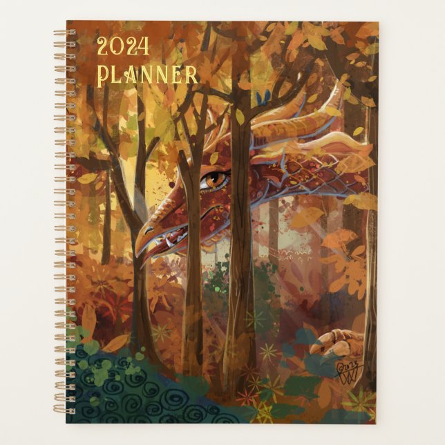 Dragon Woods Planner Planer (Vorderseite)