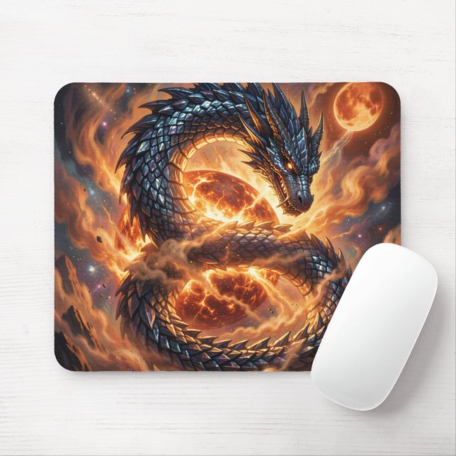 Dragon World – The Realm of Fire and Magic´4 Mousepad (Mit Mouse)