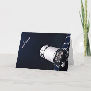 Dragon Xl Spacecraft nähert sich einem Lunar Gatew Karte