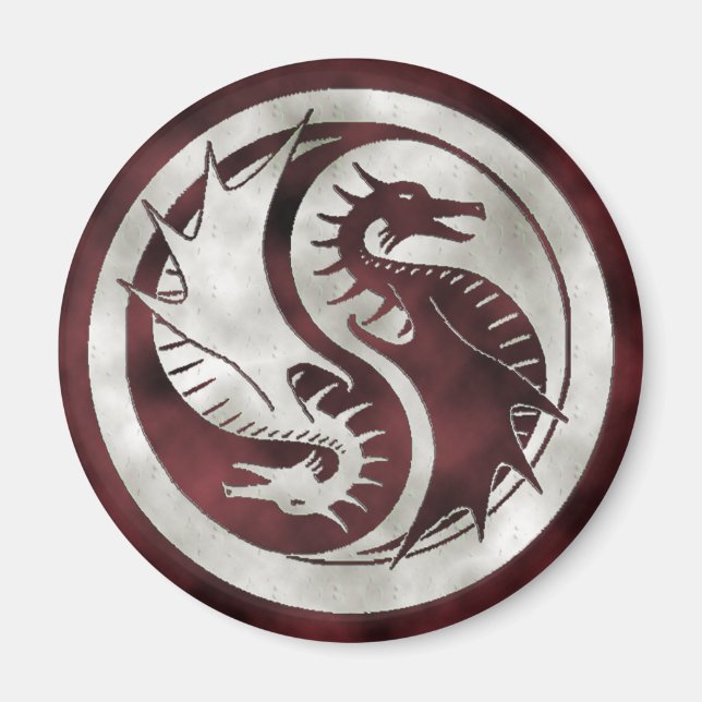 Dragon Yin Yang Magnet (Vorne)