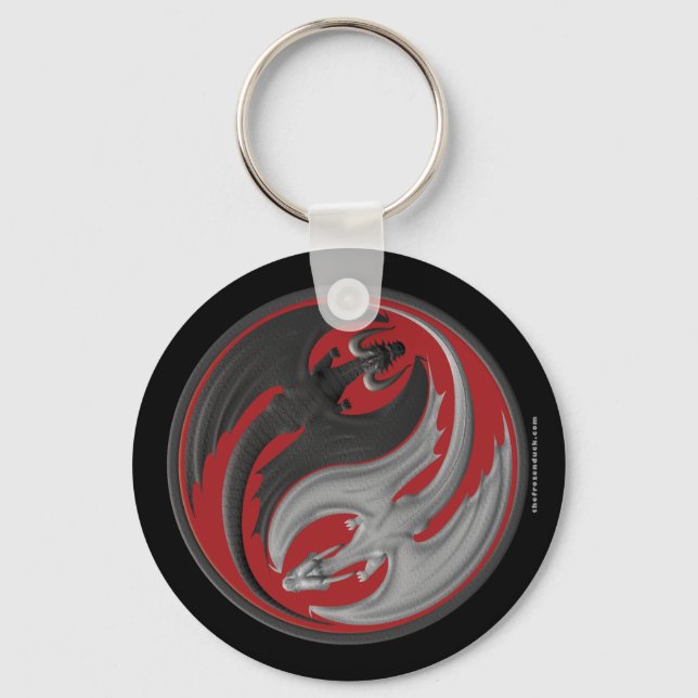 Dragon Yin-Yang Schlüsselanhänger (Vorderseite)