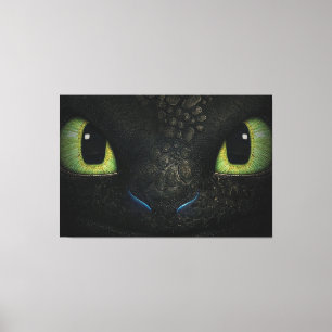 Dragon zahnlose Premium Wrapped Canvas (Gloss) Leinwanddruck
