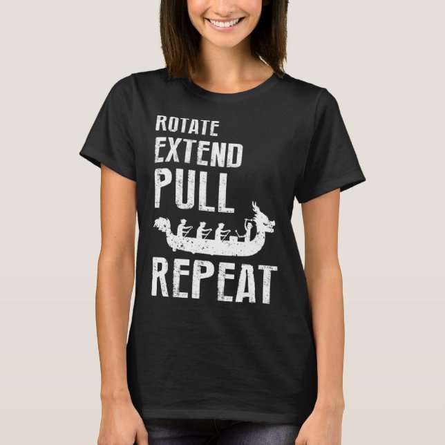 Dragonboating Theme for Dragon Boat Paddling 16 T-Shirt (Vorderseite)