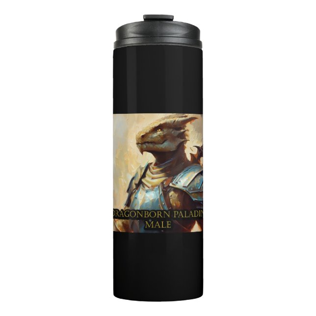 Dragonborn Paladin Male Thermosbecher (Vorderseite)