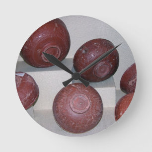Dragondorff Schalen, c.150 BC (Tonwaren) Runde Wanduhr