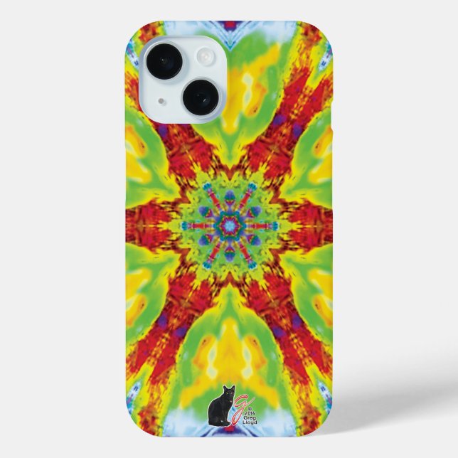 Dragoneye Kaleidoskop iPhone Case (Rückseite)