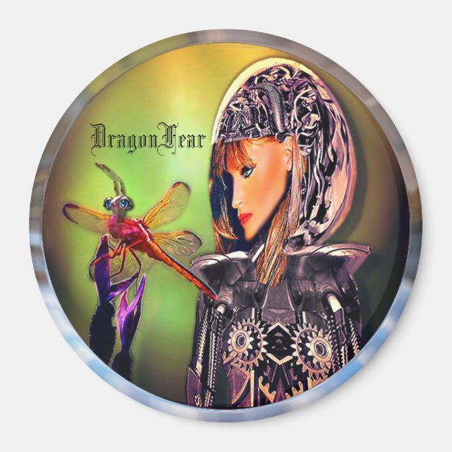 DragonFear Anpassbar Magnet (Vorne)