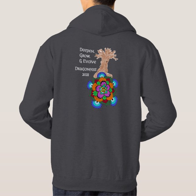 Dragonfest 2021 Deepen Grow & Evolve - sweat - shi (Dos)