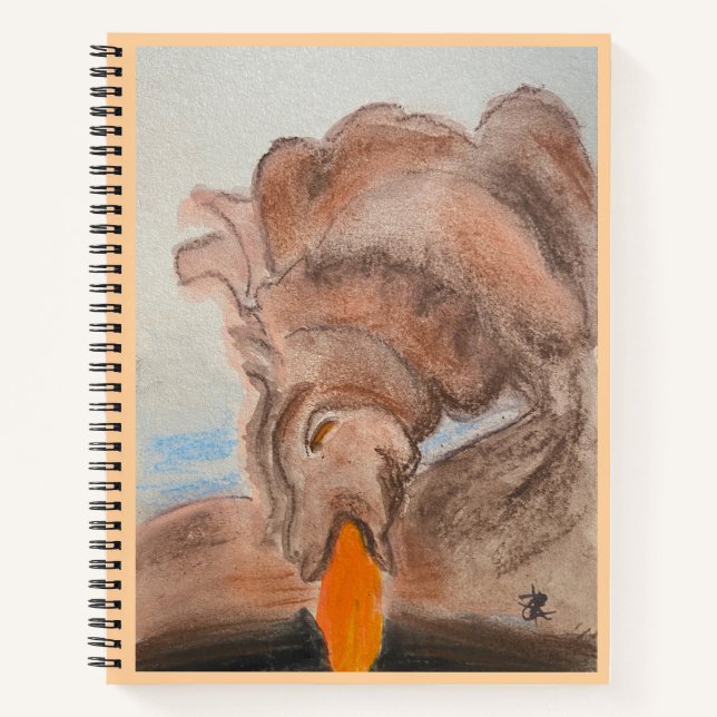 Dragonfire Notizbuch (Vorderseite)