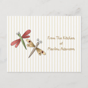 Dragonfis-Rezeptionskarten Postkarte