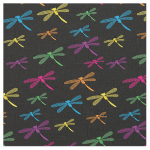 Dragonfische farbenfrohe Drachenfliege Rainbow Bla Stoff