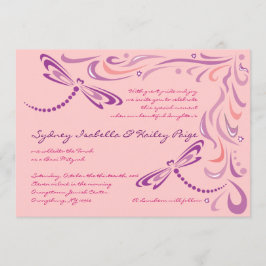 DRAGONFLIES B'nai Mitzvah Einladung