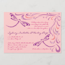 DRAGONFLIES B'nai Mitzvah Invitation