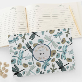 Dragonflies Floral Vacation Zuhause Gästebuch