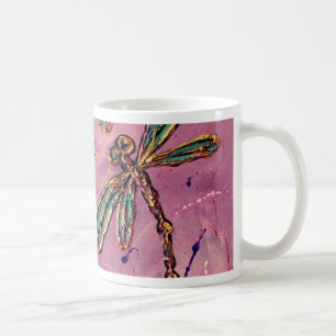 Dragonflies Pink Fizz Kaffeetasse
